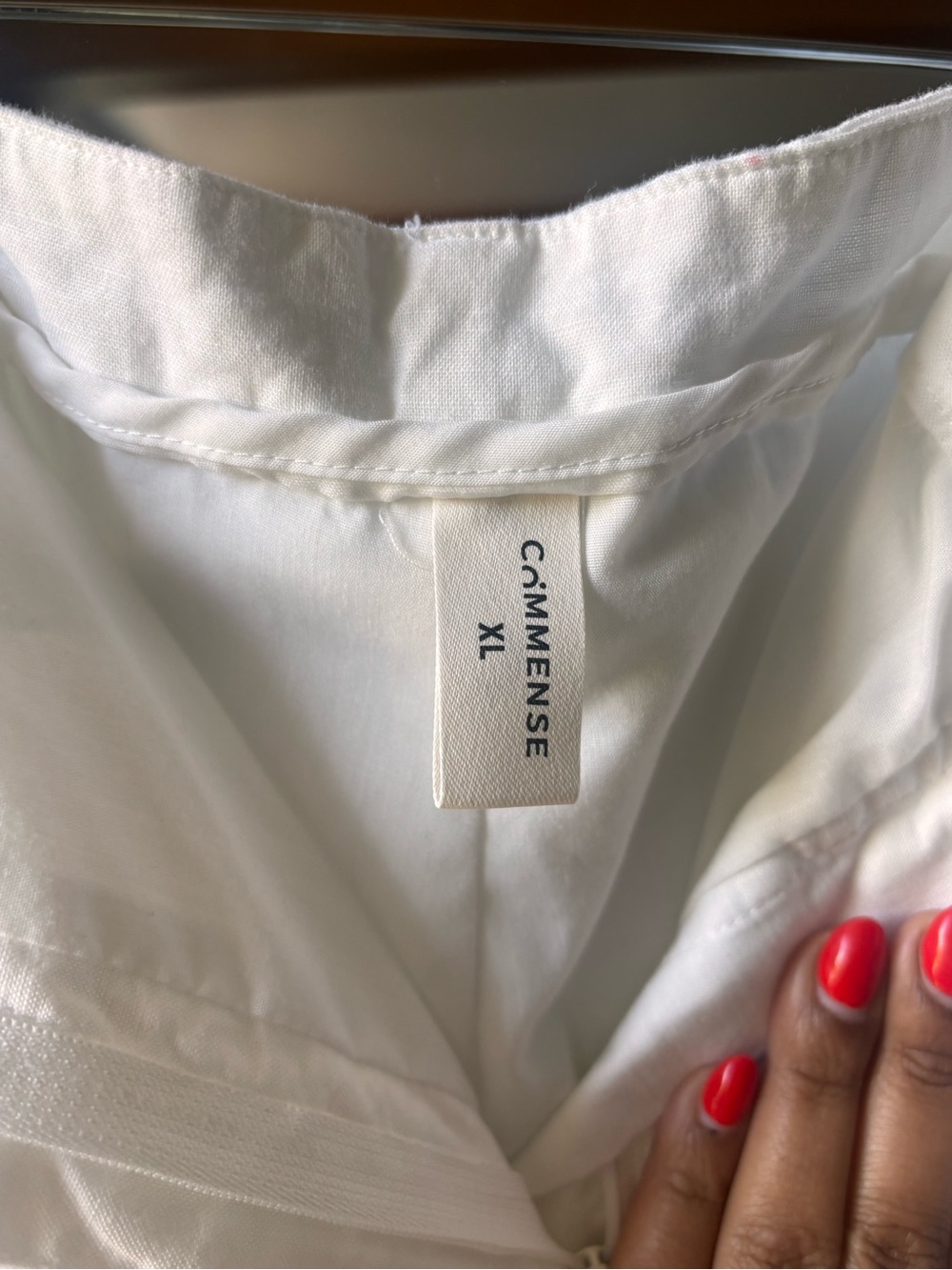 COMMENSE | linen blend trouser shorts | size xl - Picture 5 of 6